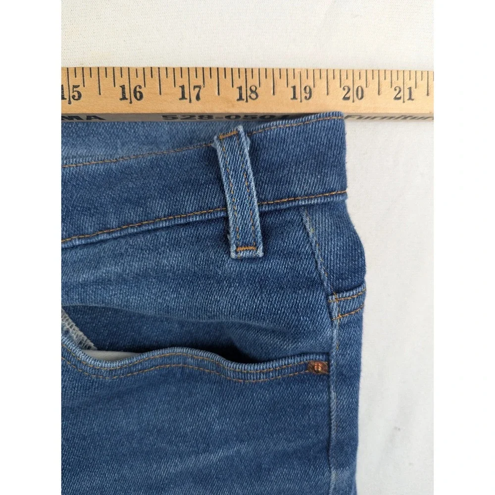 Vintage Levis 517 Orange Tab Mens 42x30 Blue Bootcut Jeans Made in USA 0396